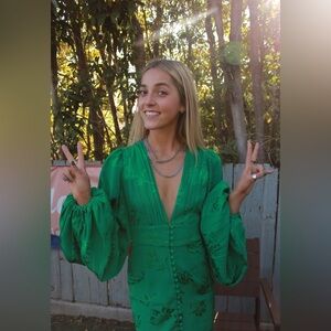 Rag and Boa Green Dress